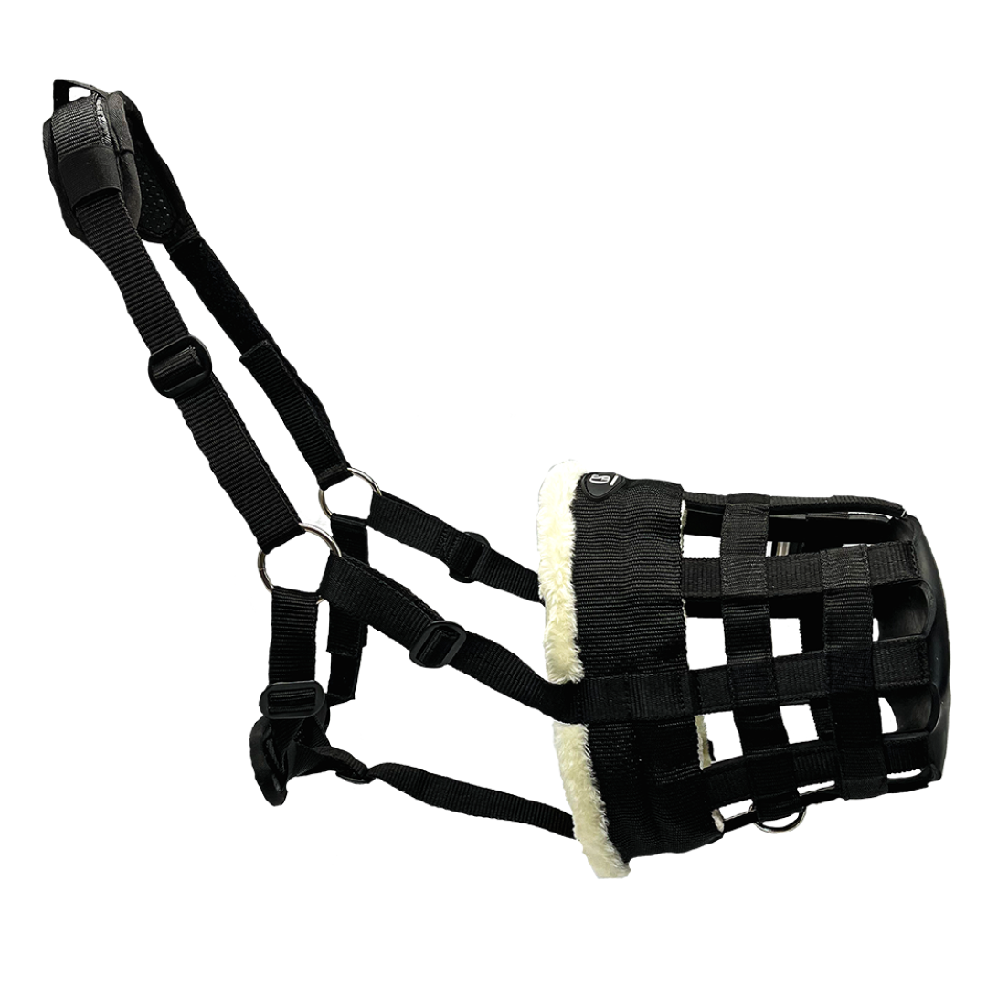 GS Equestrian Fleece Lined Grazing Muzzle