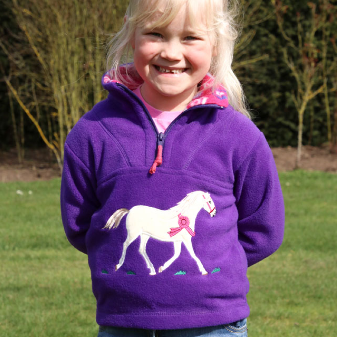 British Country Collection Champion Pony Childrens Fleece Jacket