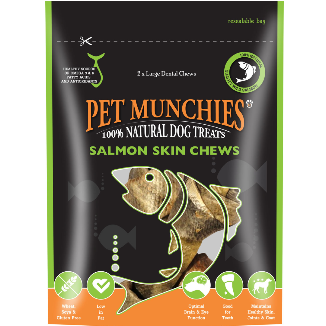 Pet Munchies Salmon Skin Chews