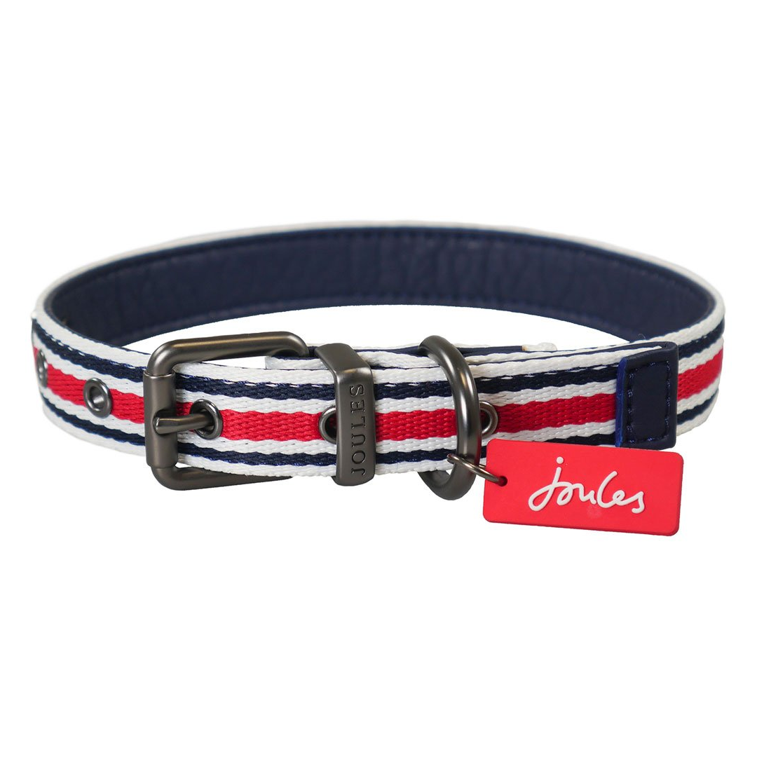 Joules Striped Dog Collar