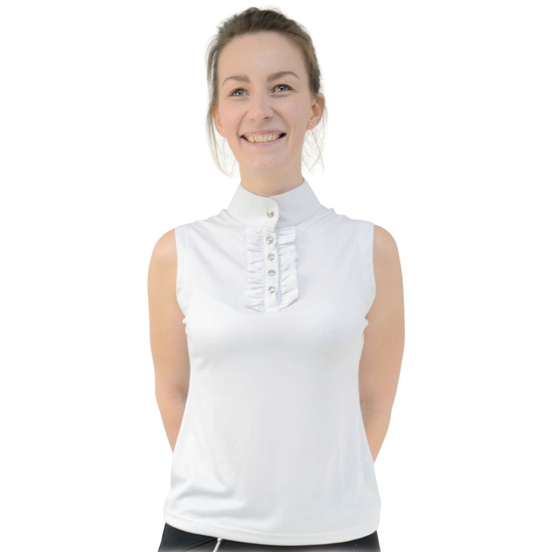 HyFASHION Katherine Ruffle Sleeveless Show Shirt
