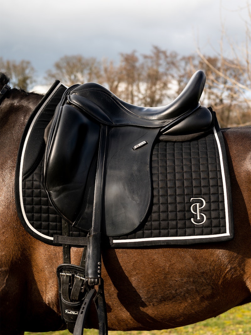 PS of Sweden Elite Dark Green Dressage Saddle Pad #colour_dark-green