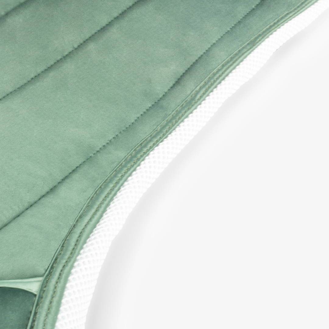 PS of Sweden Hunter Green Line Jump Saddle Pad #colour_hunter-green