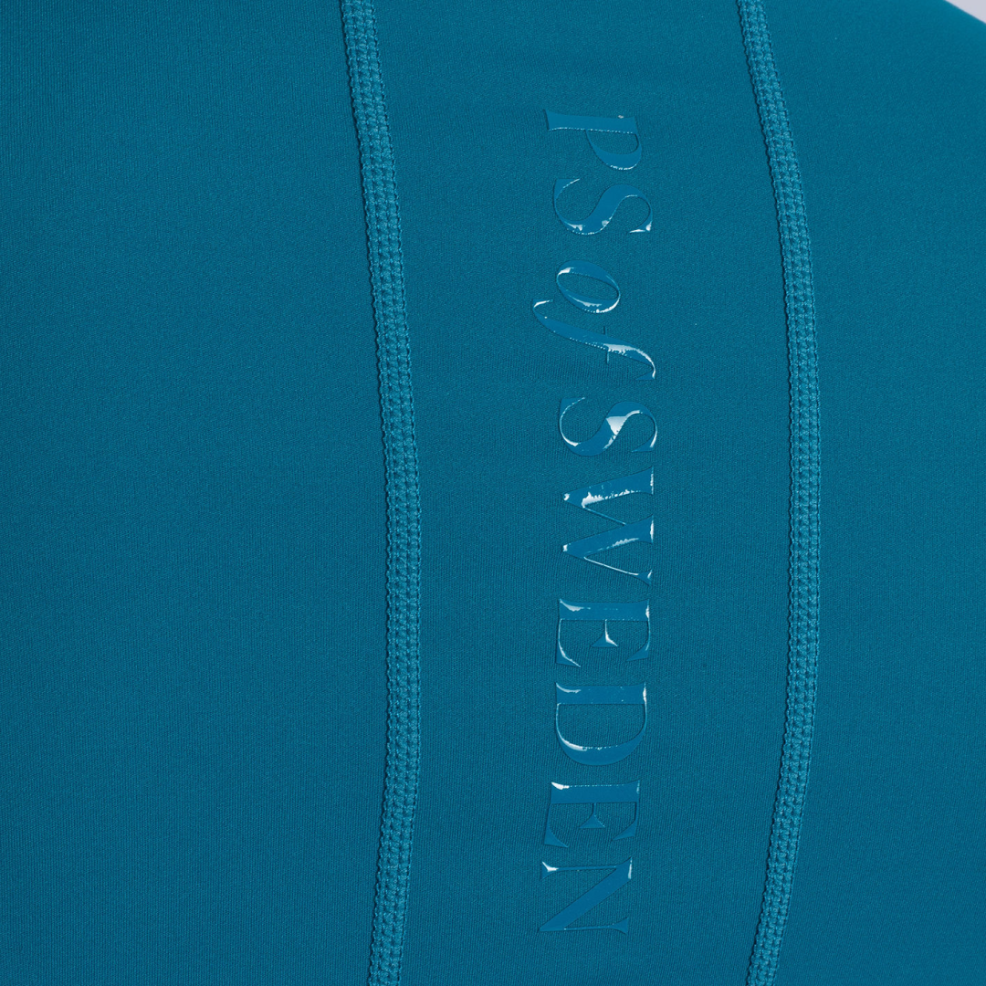 PS of Sweden Petrol Blue Wivianne Long Sleeve Base Layer #colour_petrol-blue