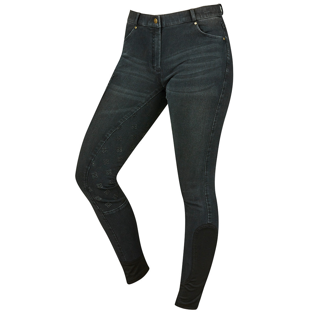 Dublin Shona Full Grip Silicone Print Denim Breeches