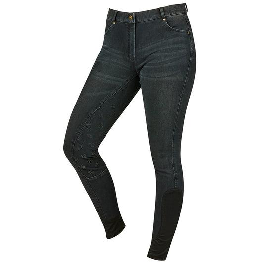 Dublin Shona Full Grip Silicone Print Denim Breeches