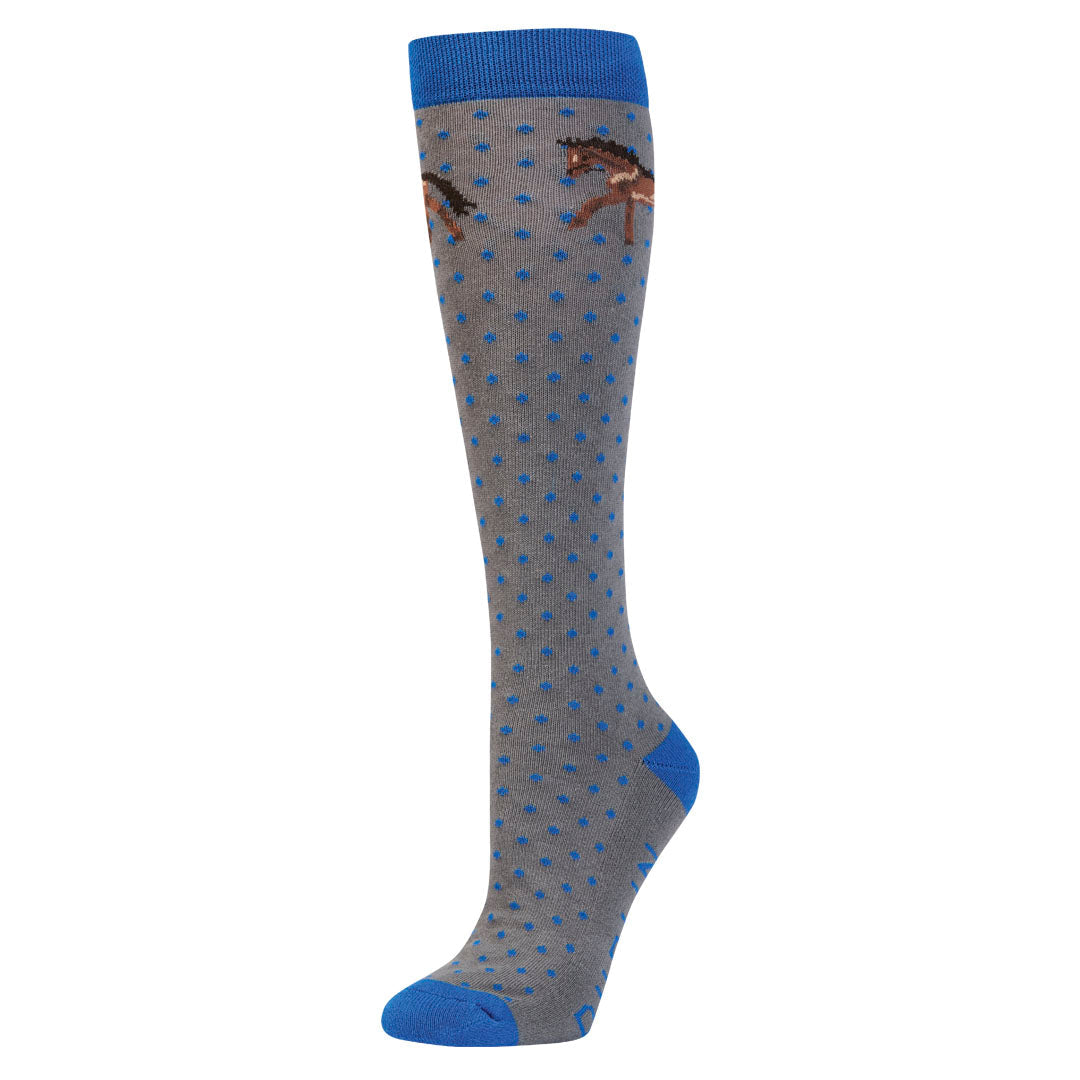 Dublin Patterned Riding Socks - Single Pack