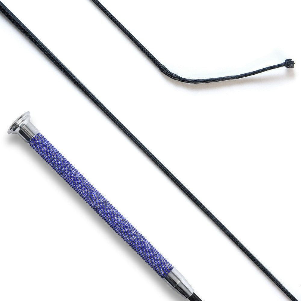 KM Elite Dressage Whip with Crystal Grip