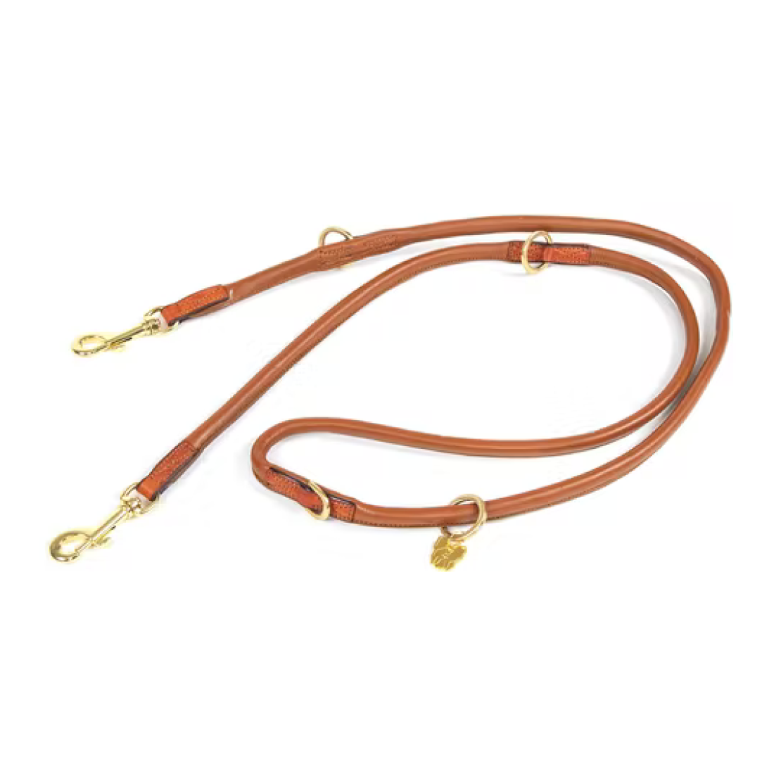 Shires Digby & Fox Rolled Leather Training Lead