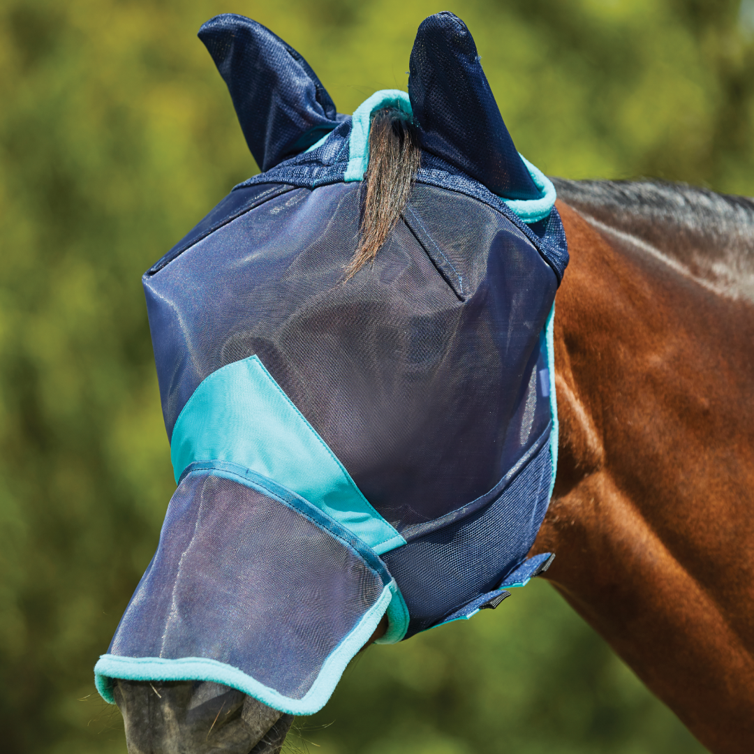 Weatherbeeta ComfiTec Deluxe Fine Mesh Mask With Ears & Nose