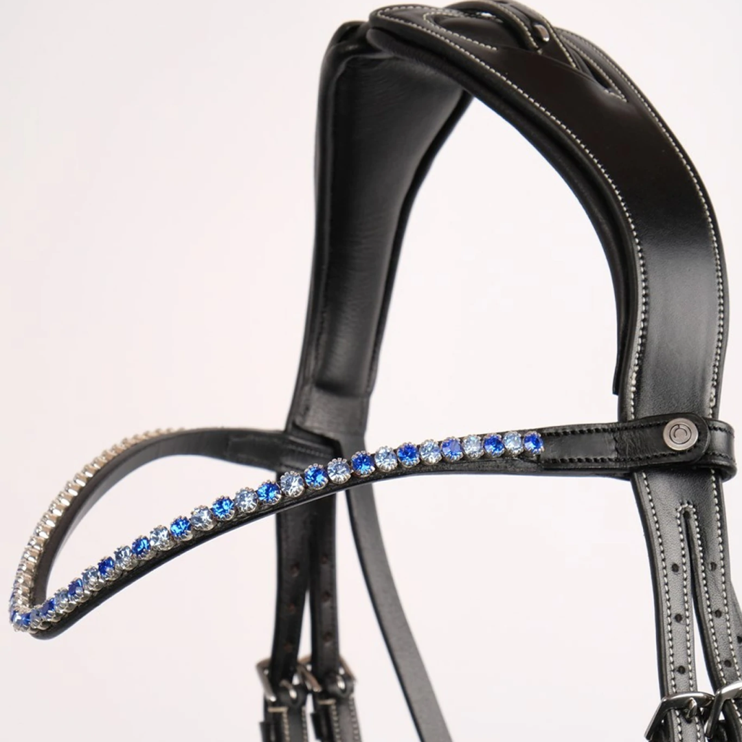 Montar Sapphire And Light Blue Crystal Browband