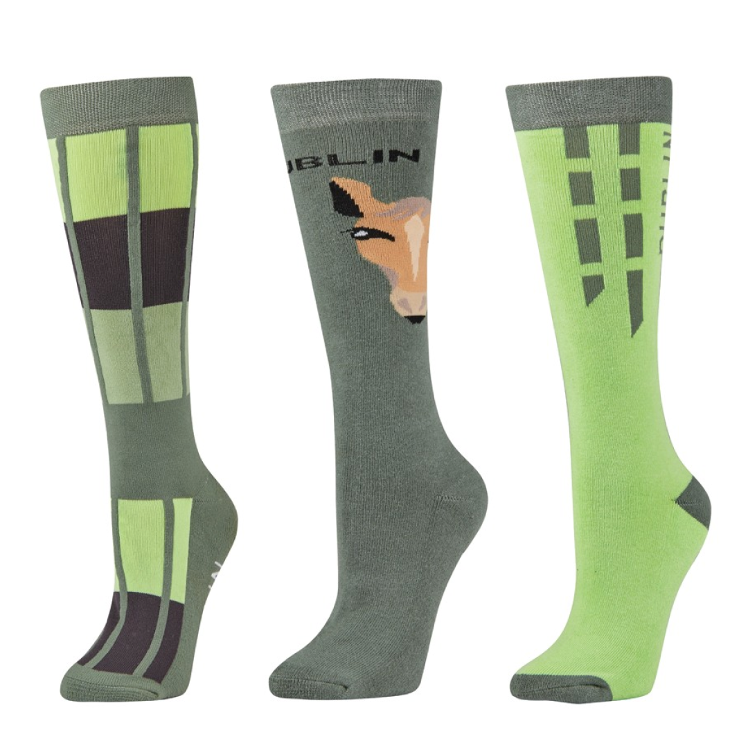 Dublin 3 Pack Socks