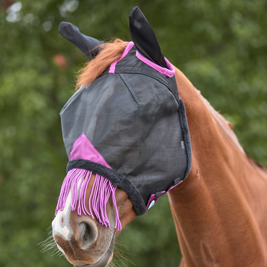 Weatherbeeta ComfiTec Deluxe Durable Mesh Mask With Ears & Tassels