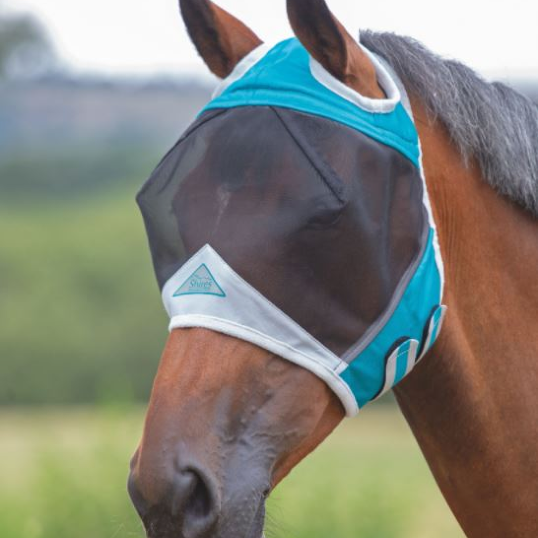 Shires Mesh Fly Mask With Ear Hole