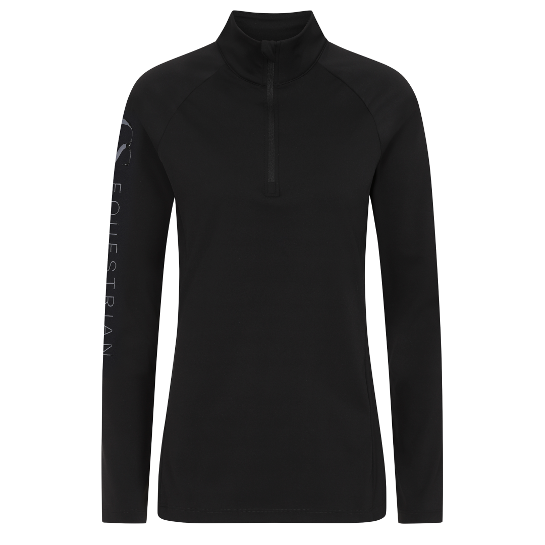 GS Equestrian Ladies Black Edition Momentum Long Sleeve Base Layer