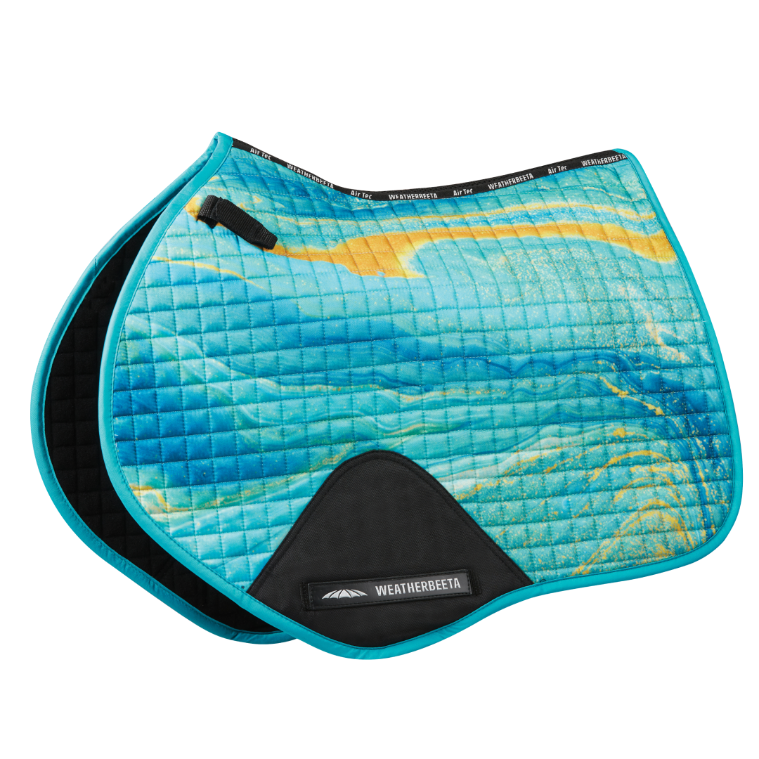 Weatherbeeta Prime Marble Jump Shaped Saddle Pad