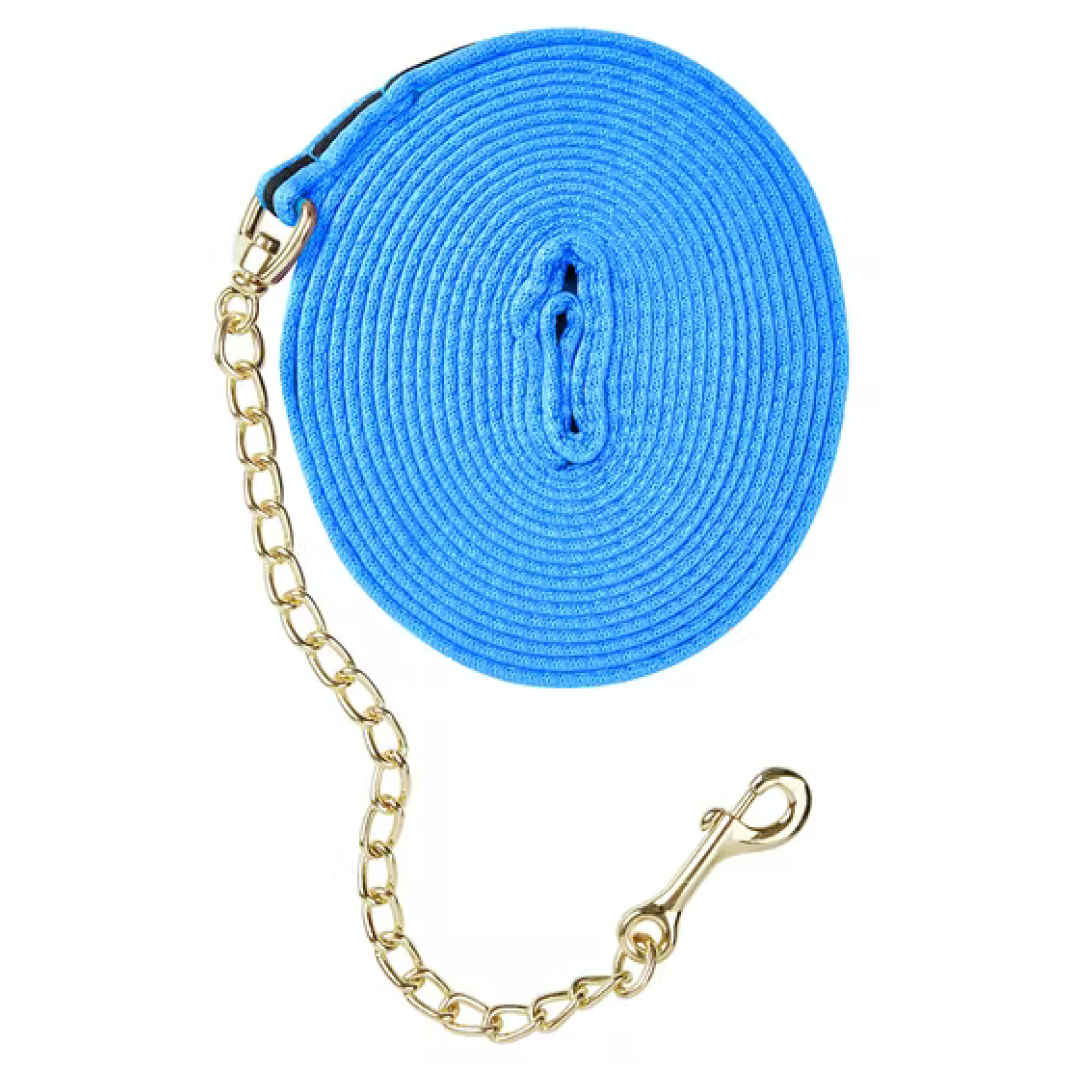 Kincade Padded Two Tone Lunge Line with Chain