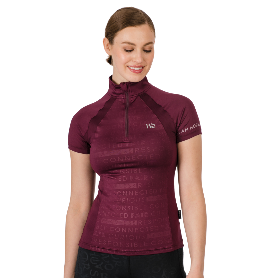 Horseware Ireland Aveen Half Zip Tech Top - Short Sleeve