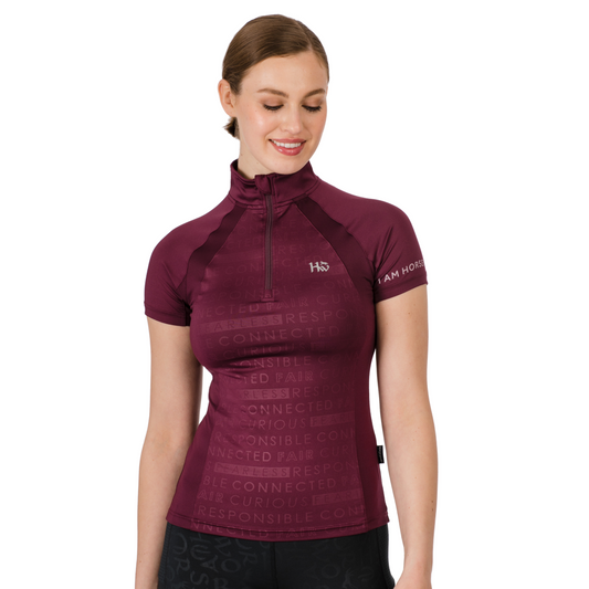 Horseware Ireland Aveen Half Zip Tech Top - Short Sleeve
