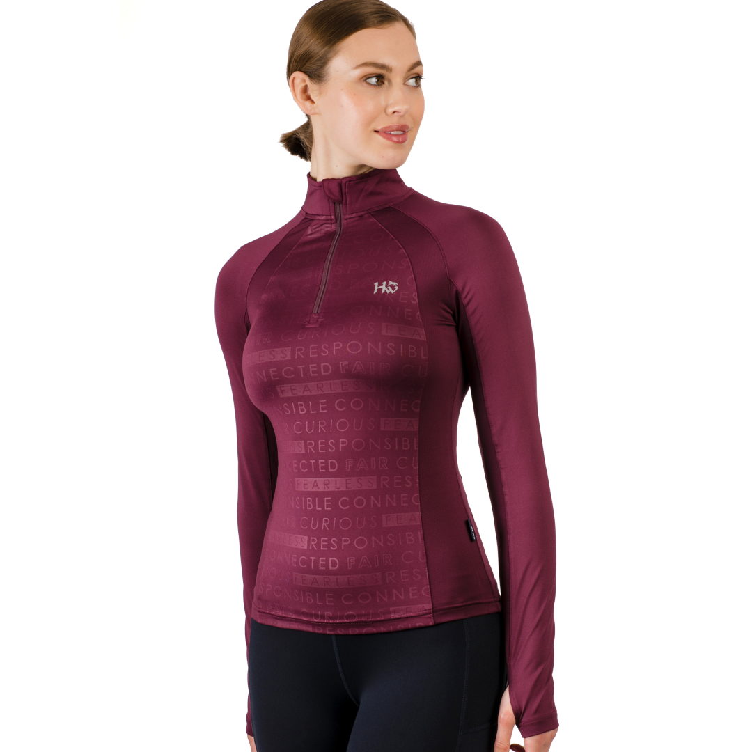 Horseware Ireland Aveen Half Zip Tech Top - Long Sleeve