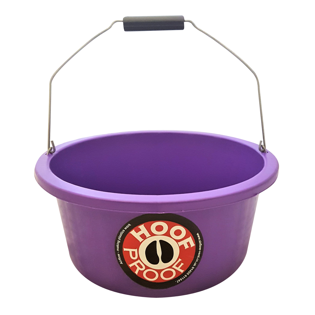 Hoof Proof Shallow Feeder/Multi Purpose Bucket