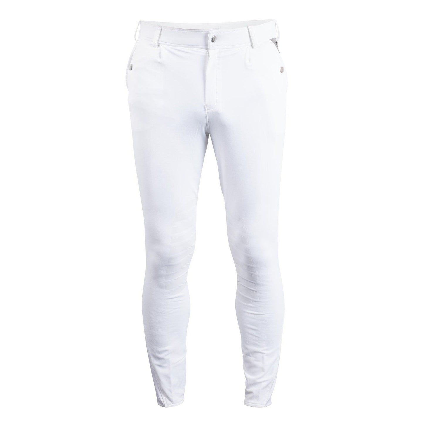 Montar Gary Yati White Kneegrip Mens Breeches