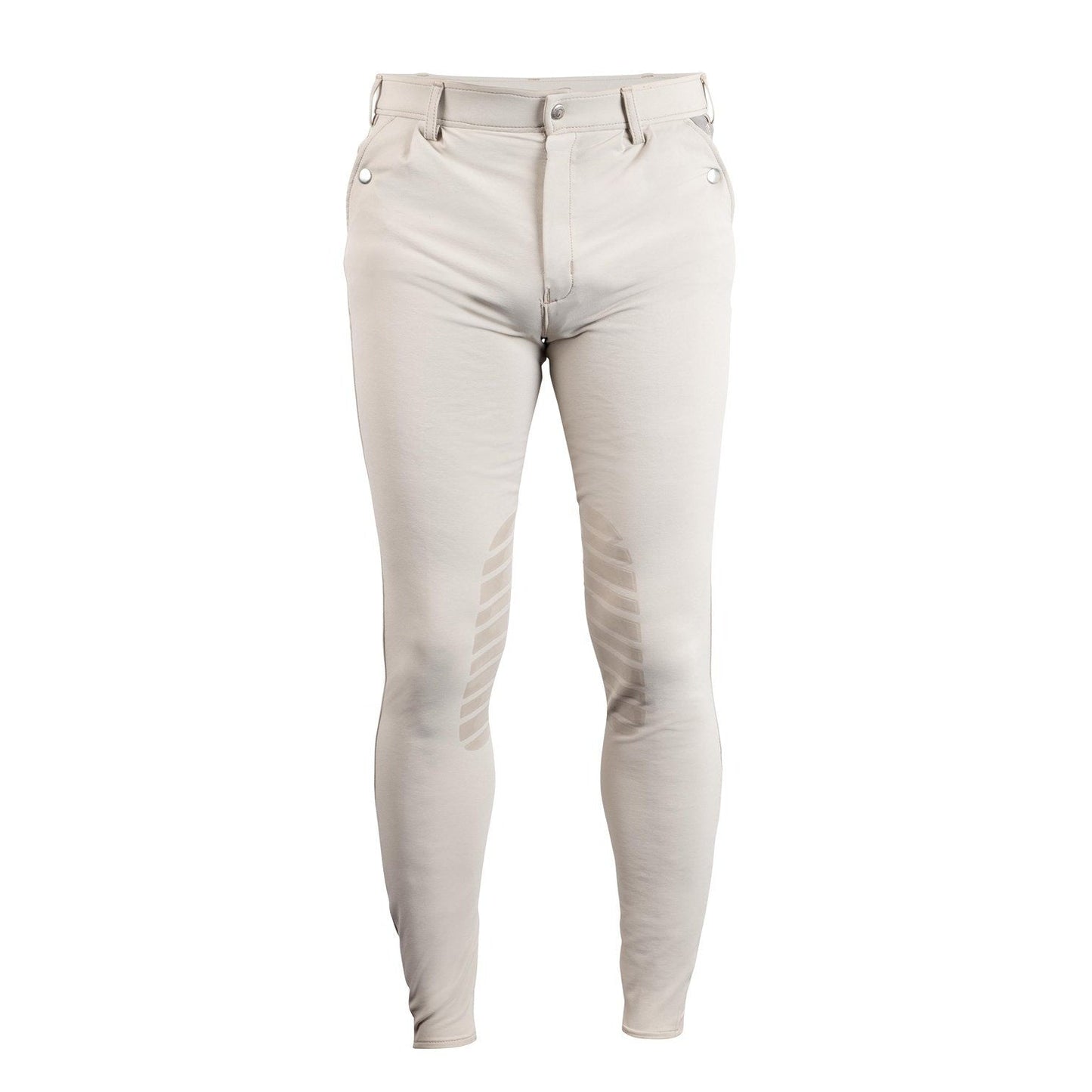 Montar Gary Yati Silver Grey Kneegrip Mens Breeches