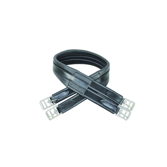 HyCOMFORT Leather Padded Atherstone Girth - Elasticated Both Ends