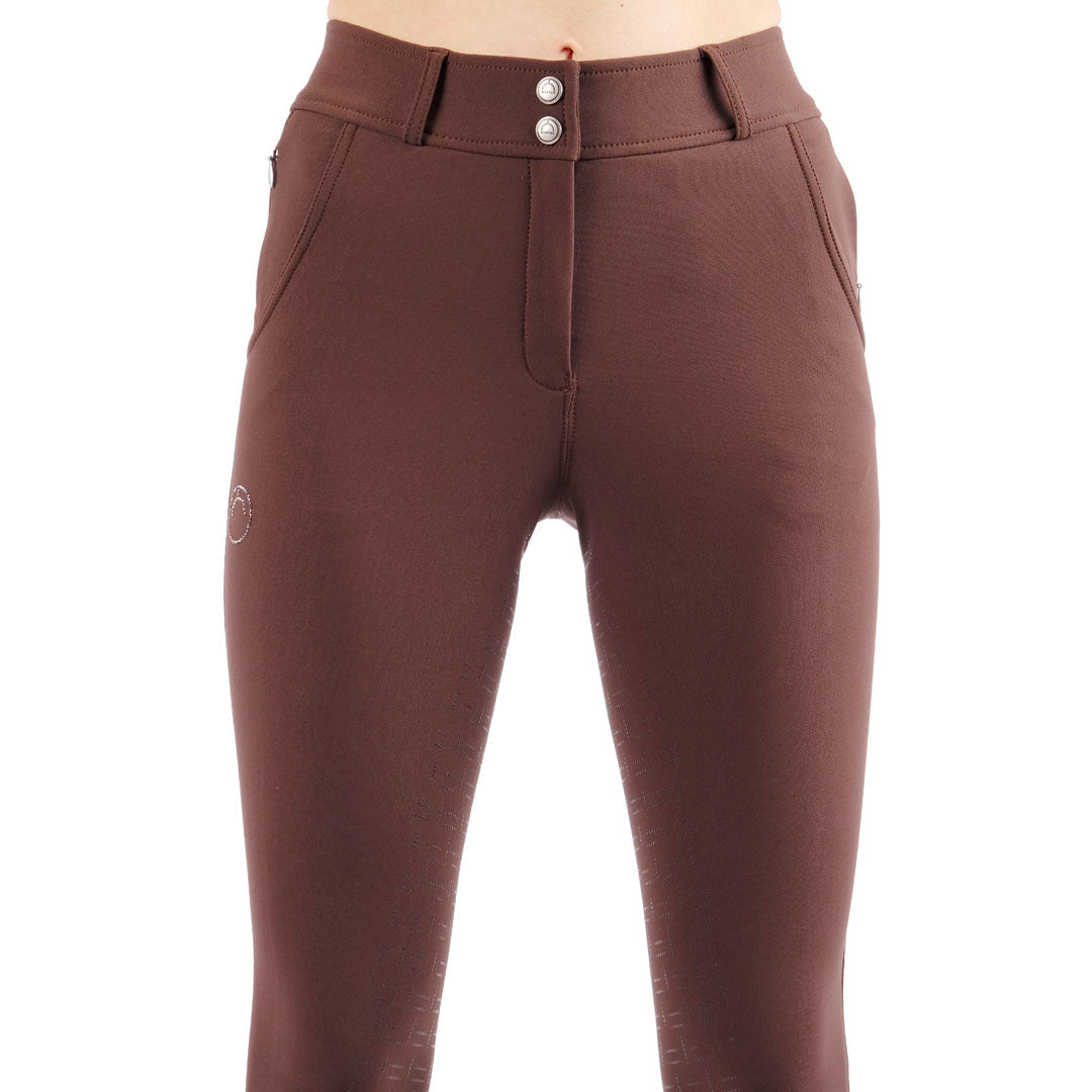 Montar Briella Crystal Detail High Waist Full Grip Ladies Riding Breeches