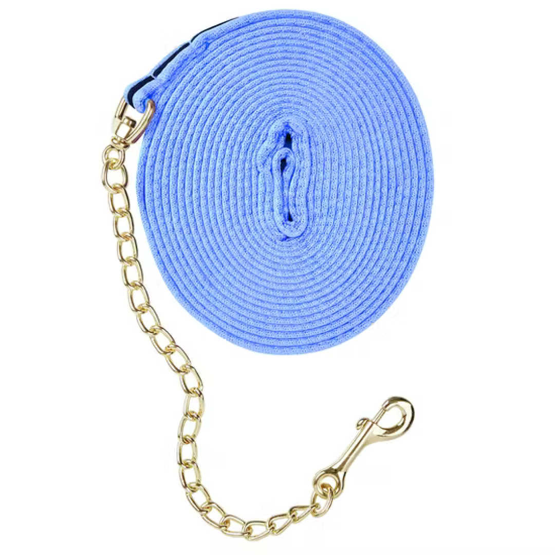 Kincade Padded Two Tone Lunge Line with Chain