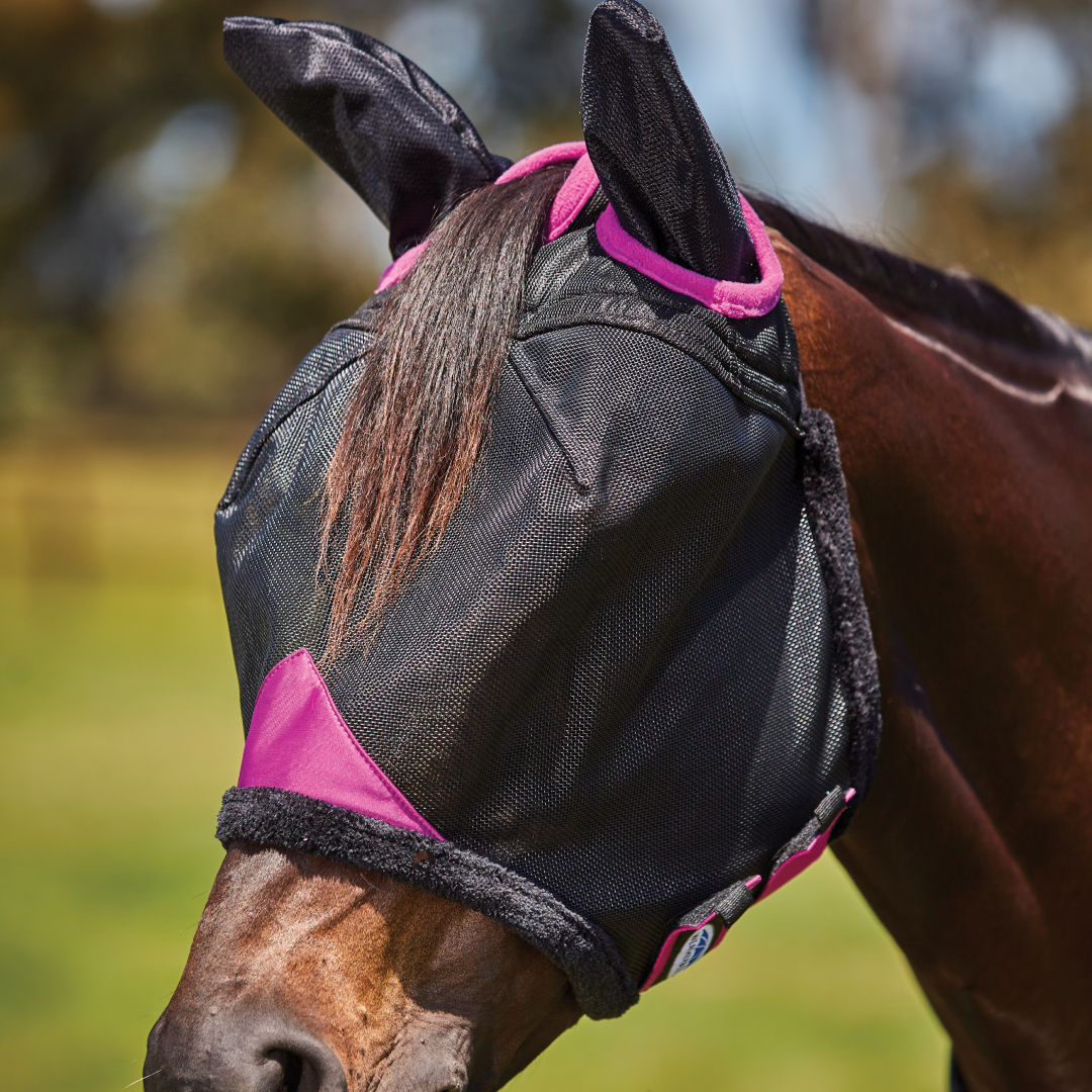 Weatherbeeta ComfiTec Deluxe Durable Mesh Mask With Ears