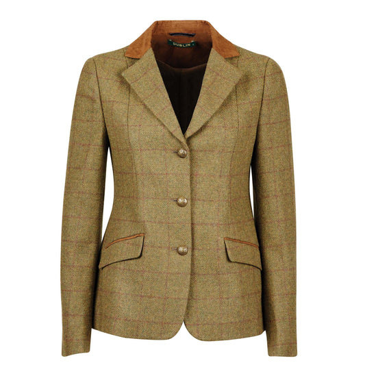 Dublin Albany Tweed Suede Collar Tailored Childrens Jacket