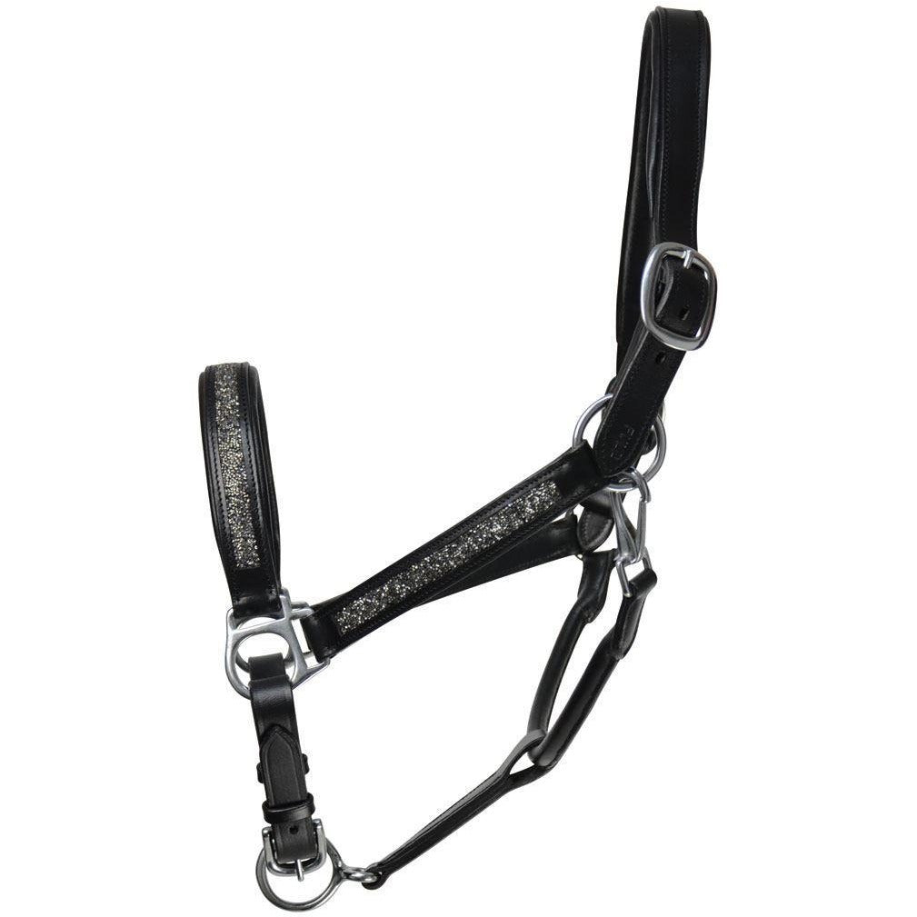 Hy Encrusted Leather Head Collar