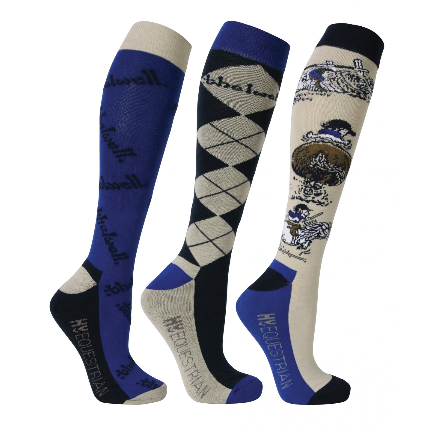 Hy Equestrian Novelty Printed Socks