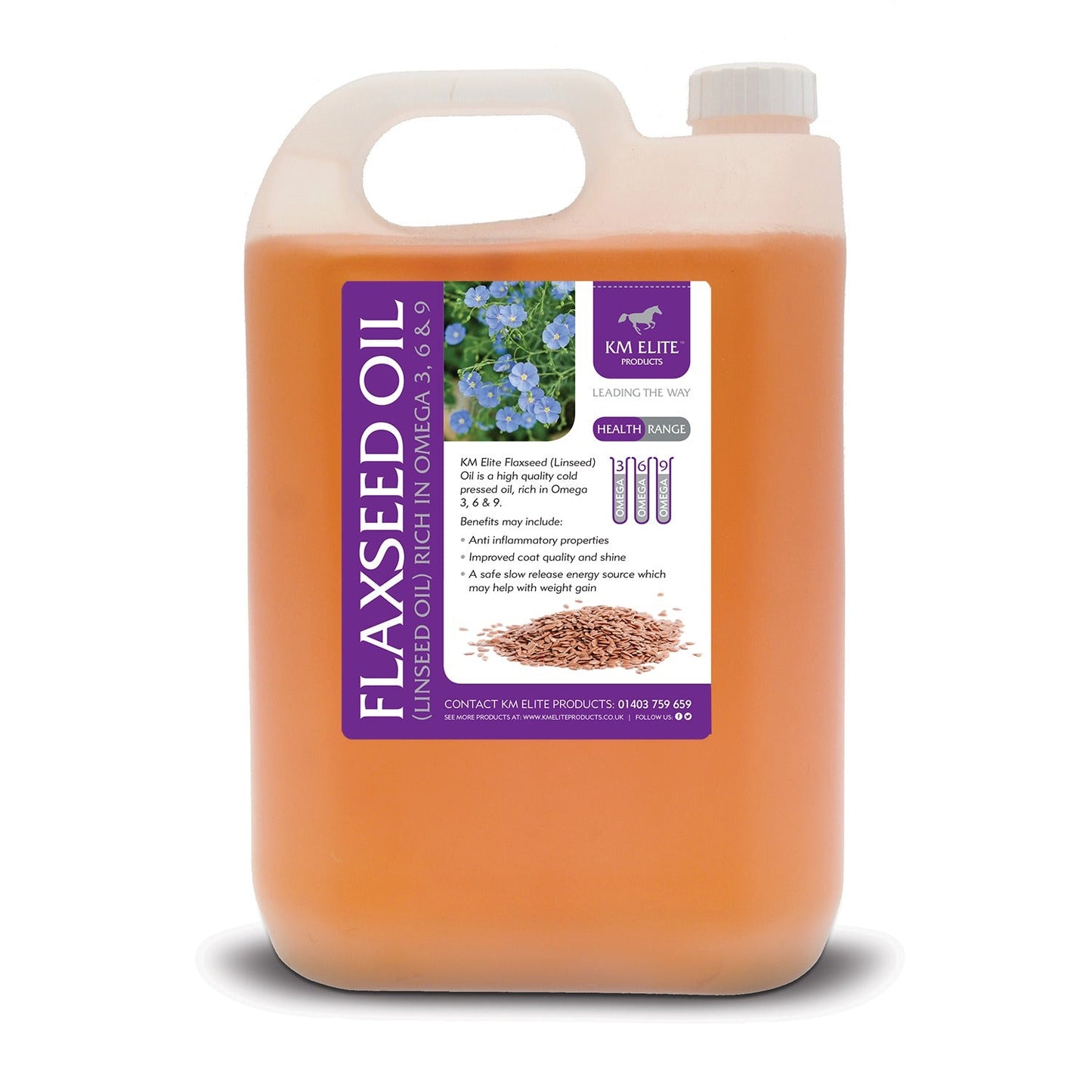 KM Elite Flaxseed (Linseed) Oil