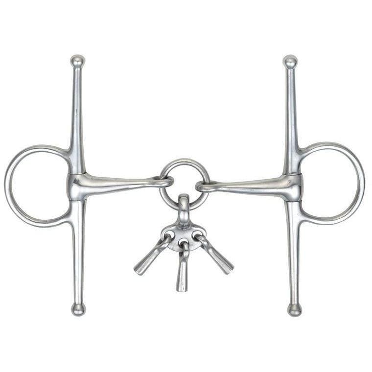 SHIRES Snaffle de mejilla completa con llaves