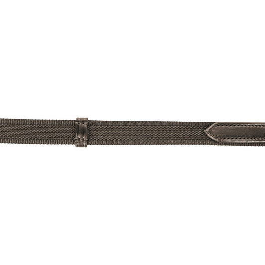 HKM Reins Interwoven with Rubber