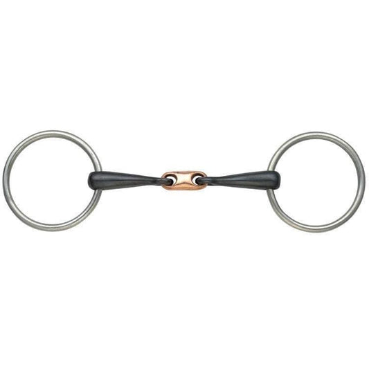 SHIRES Cobre Lozenge Snaffle de hierro dulce