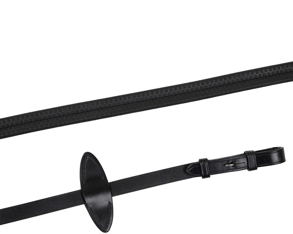 Montar Rubber Reins With French Hooks SS ECO Leather