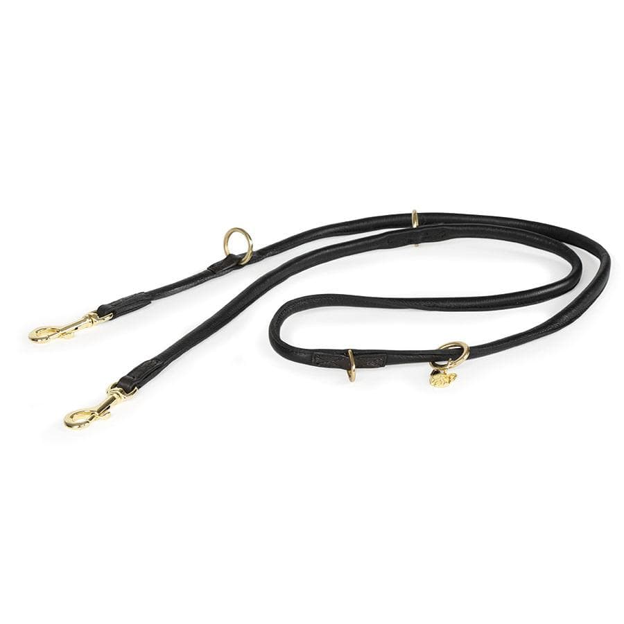 Shires Digby & Fox Rolled Leather Training Lead