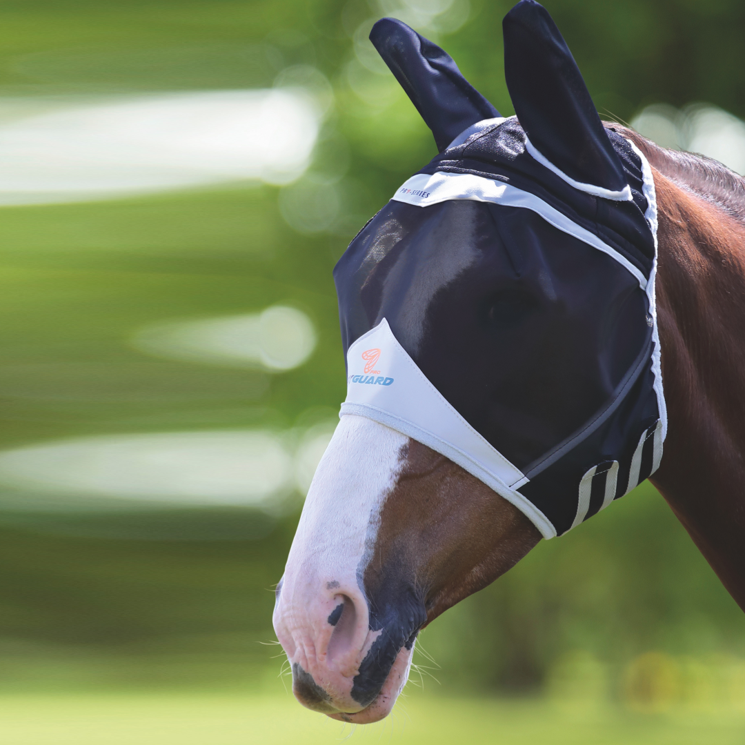 Shires FlyGuard Pro Fine Mesh Fly Mask With Ears