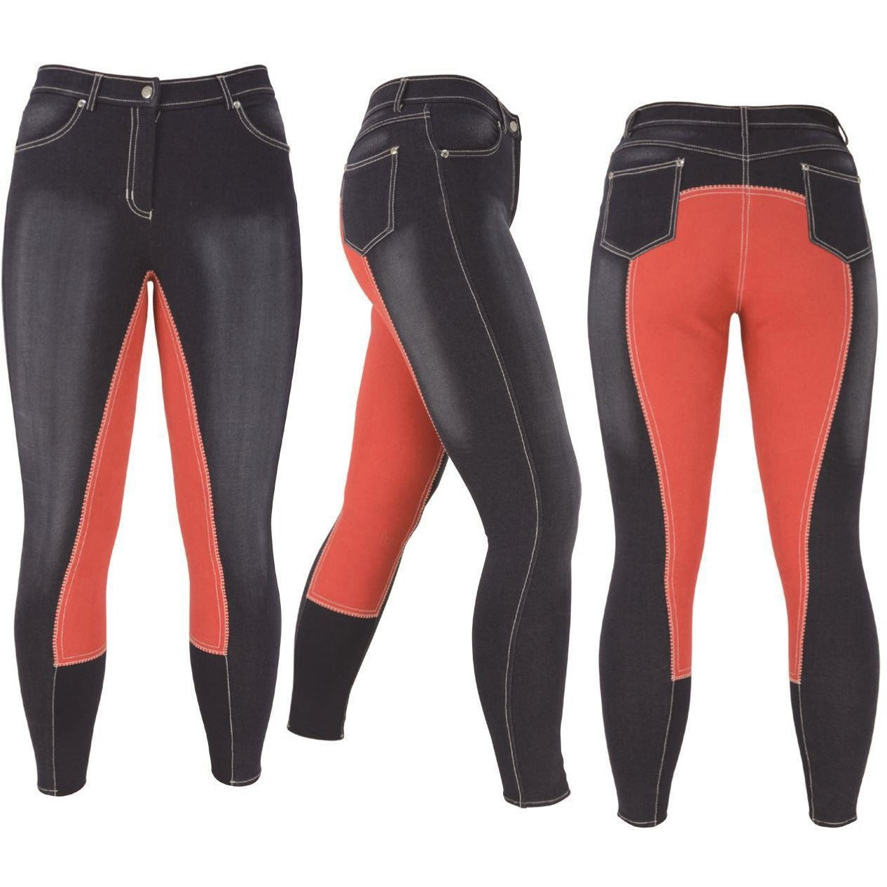 HyPERFORMANCE Denim Look Ladies Breeches