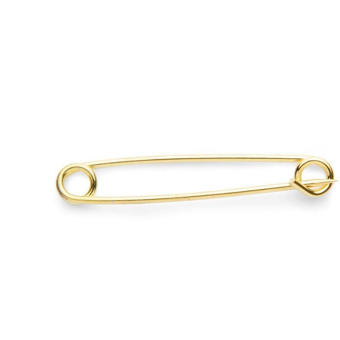 Pin de stock stock chapado en oro liso de Shires