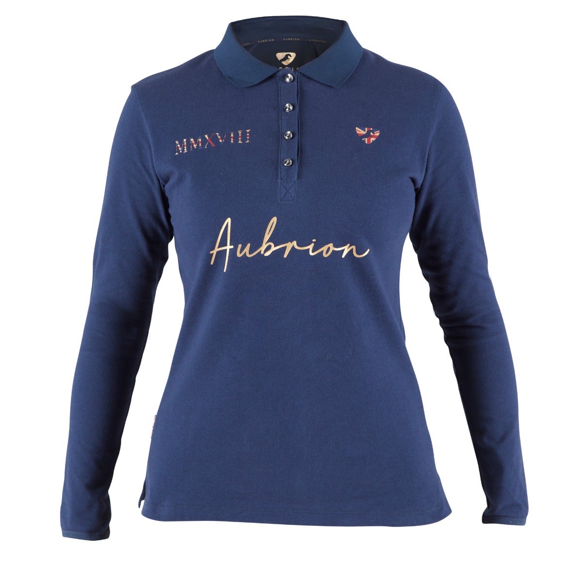 Shires Aubrion Ladies Team Long Sleeve Polo