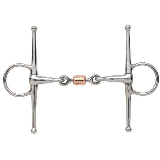 Schirs Cheek Snaffle con maní de cobre