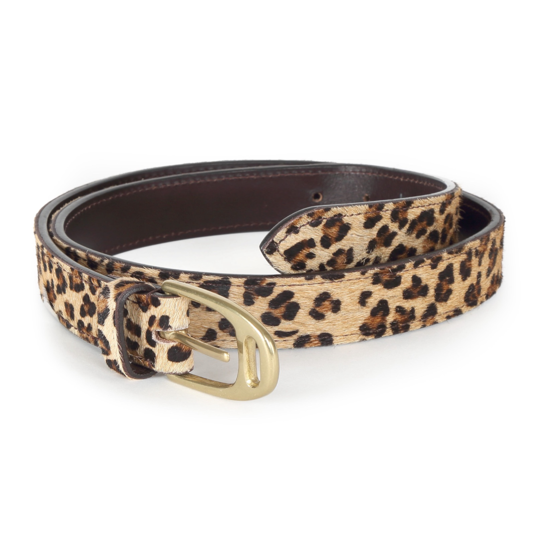 Shires Aubrion Cow Hair Leather Belt