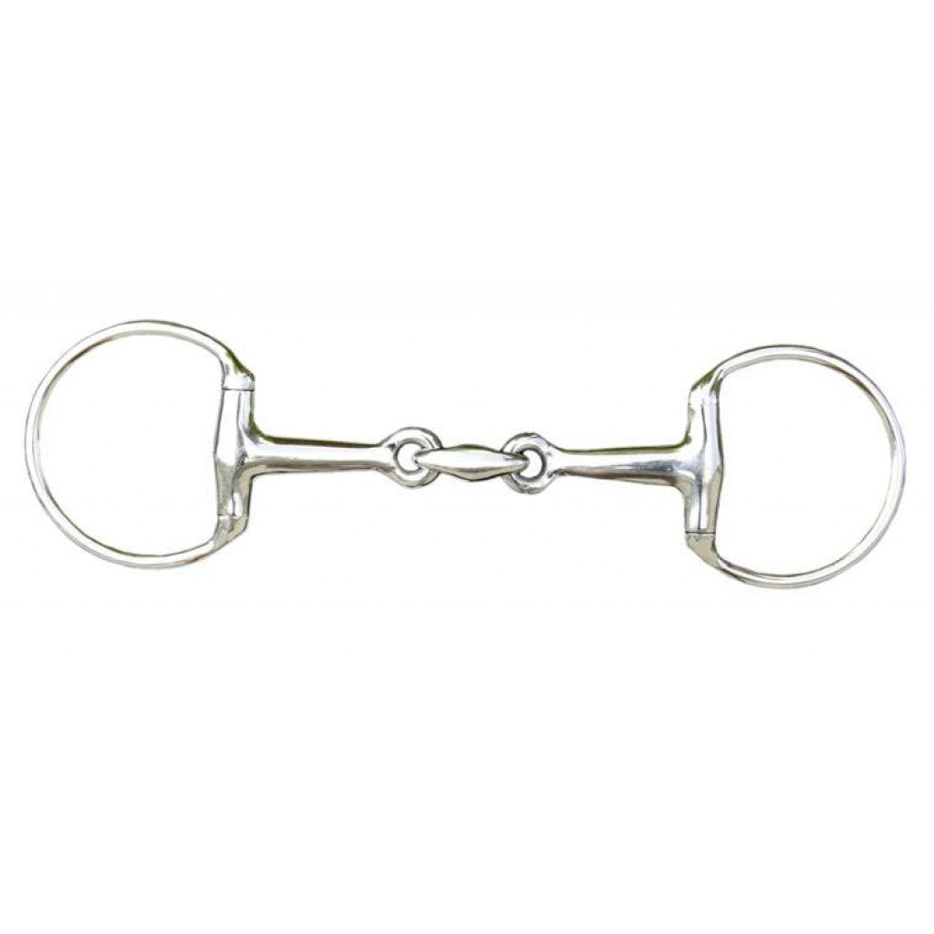 HKM Eggbutt Snaffle & Lozenge With Stainless Steel - 16mm