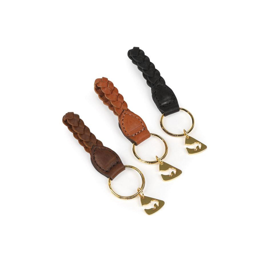 Shires Aubrion Plaited Keyring