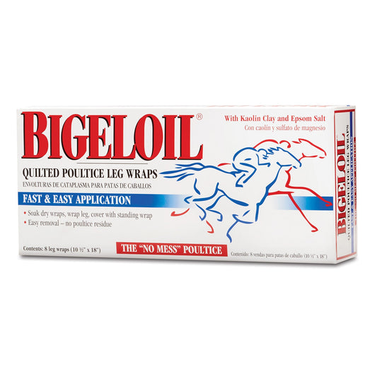 Absorbine Bigeloil Quilted Poultice Leg Wrap Bundle