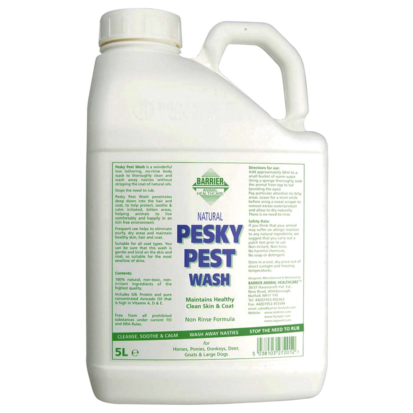 Barrier Pesky Pet Wash